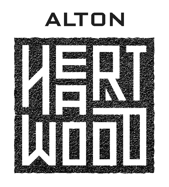 a logo with the word alton on top of it